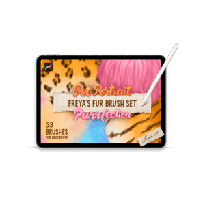 Freya's Fur Brush Set for Procreate