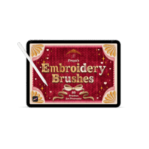 Freya's Embroidery Brushes for Procreate